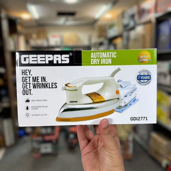 Geepas Automatic Dry Iron || Original Product