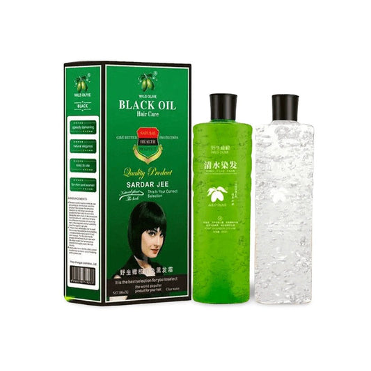 Sardar Jee Hair Color Gel EASY DYEING COLOURING GEL + OIL 2 BOTTLES 500 ML [FREE HOME 🚚DELIVERY]