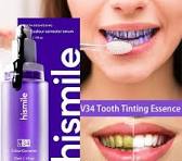 Hismile V34 Purple Color Corrector Teeth Toothpaste Effective Whitening Teeth Mousse Oral Cleaning Whitening Toothpaste Product