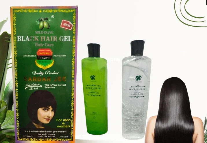 Sardar Jee Hair Color Gel EASY DYEING COLOURING GEL + OIL 2 BOTTLES 500 ML [FREE HOME 🚚DELIVERY]